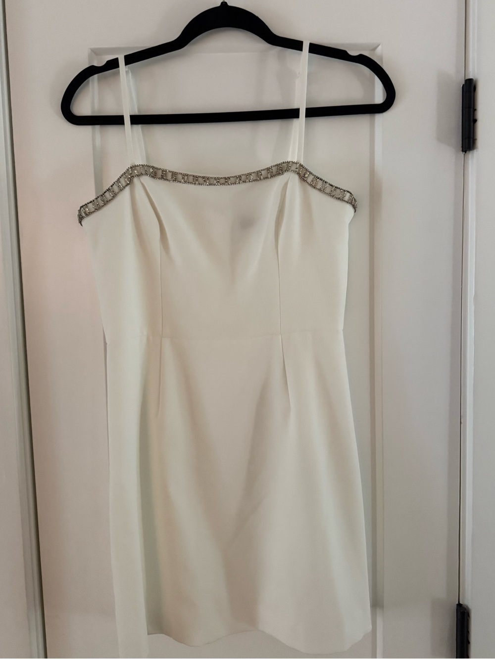 French Connection Women's Embellished Square-Neck Mini Dress